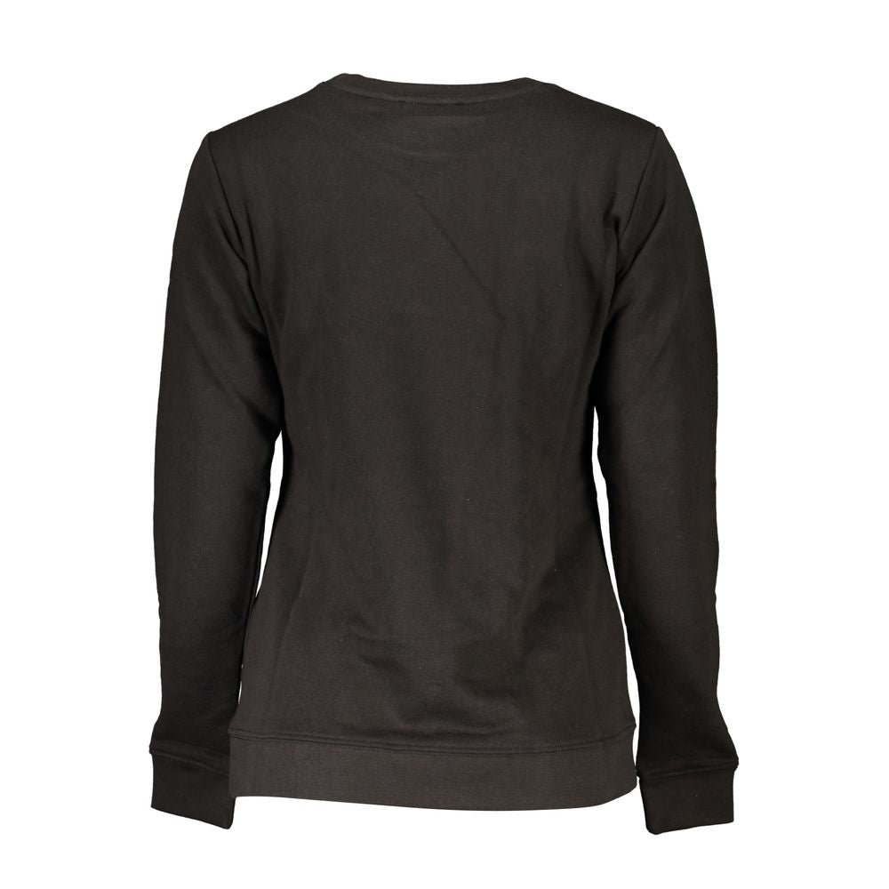 Black Cotton Sweater - GlamHub Luxury and Icon Brand Clothing