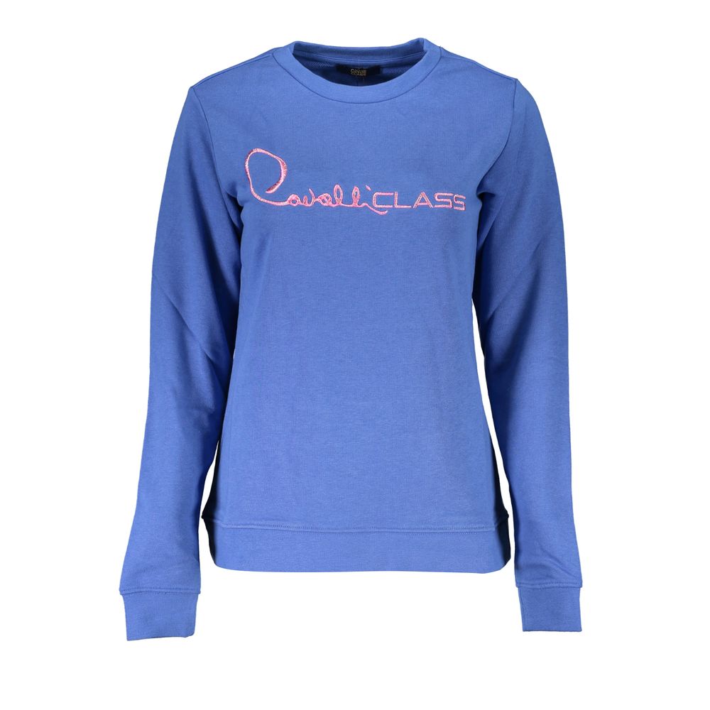 Blue Cotton Sweater - GlamHub Luxury and Icon Brand Clothing