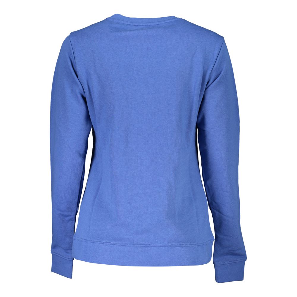 Blue Cotton Sweater - GlamHub Luxury and Icon Brand Clothing