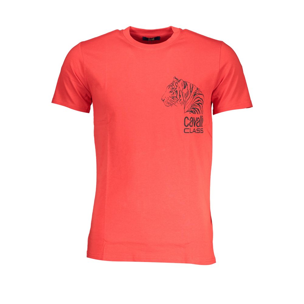 Red Cotton T-Shirt - GlamHub Luxury and Icon Brand Clothing