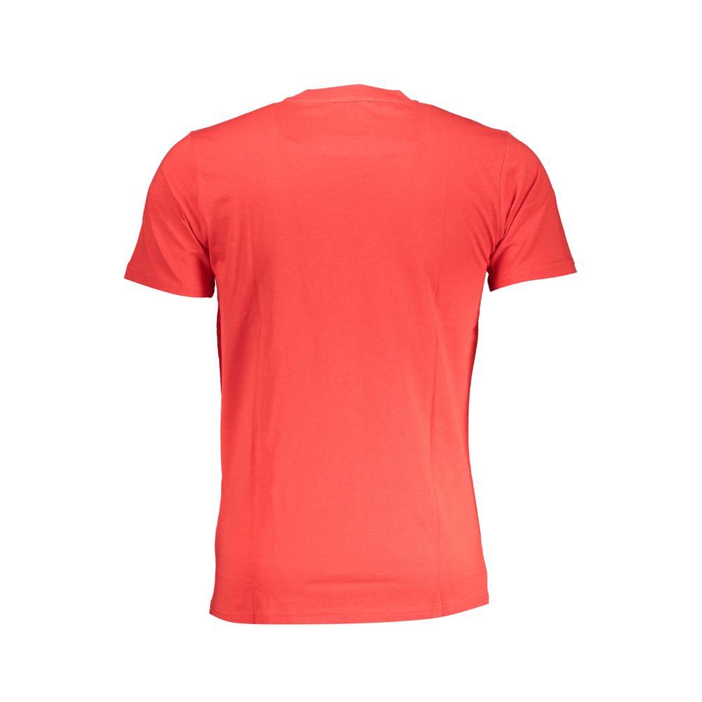 Red Cotton T-Shirt - GlamHub Luxury and Icon Brand Clothing