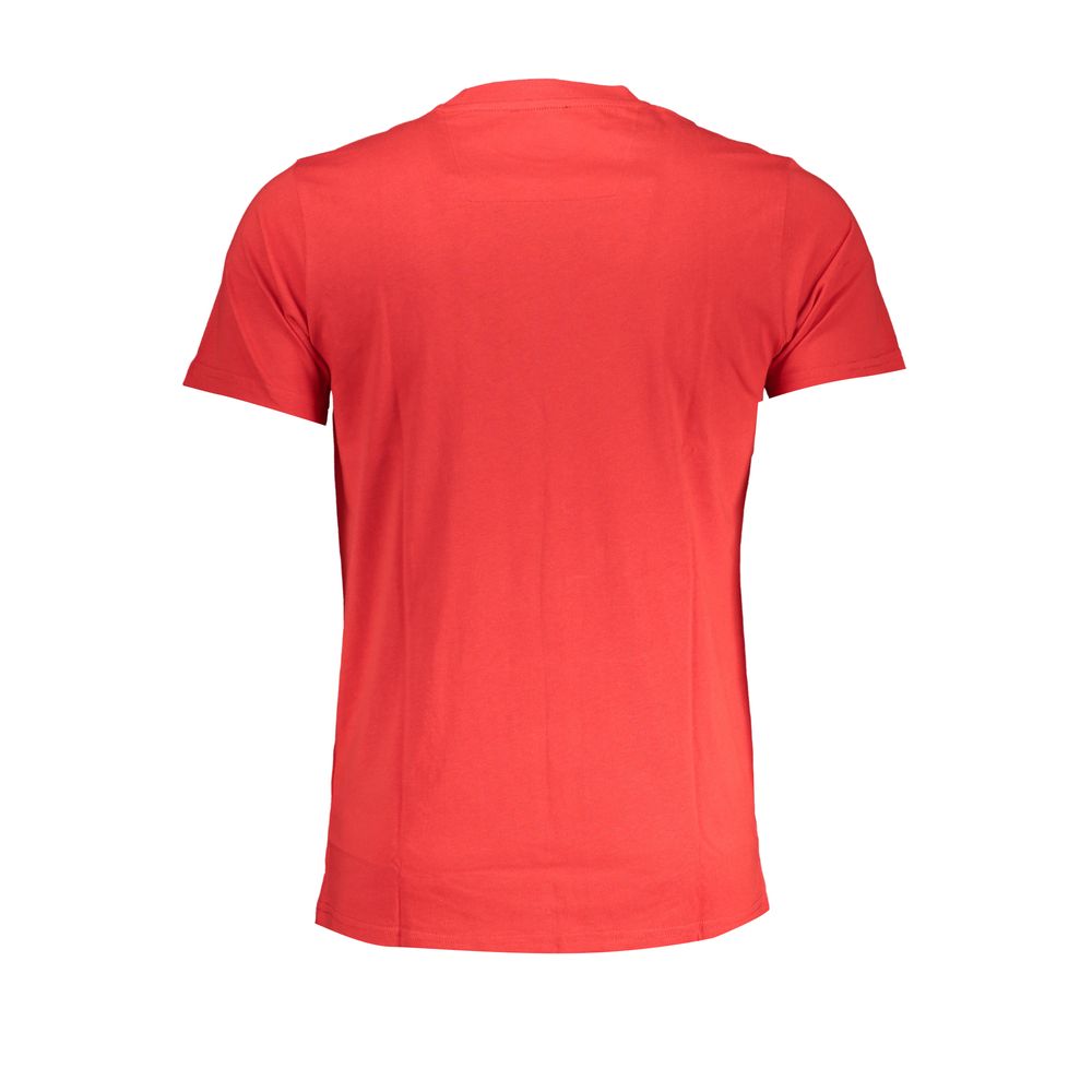 Red Cotton T-Shirt - GlamHub Luxury and Icon Brand Clothing