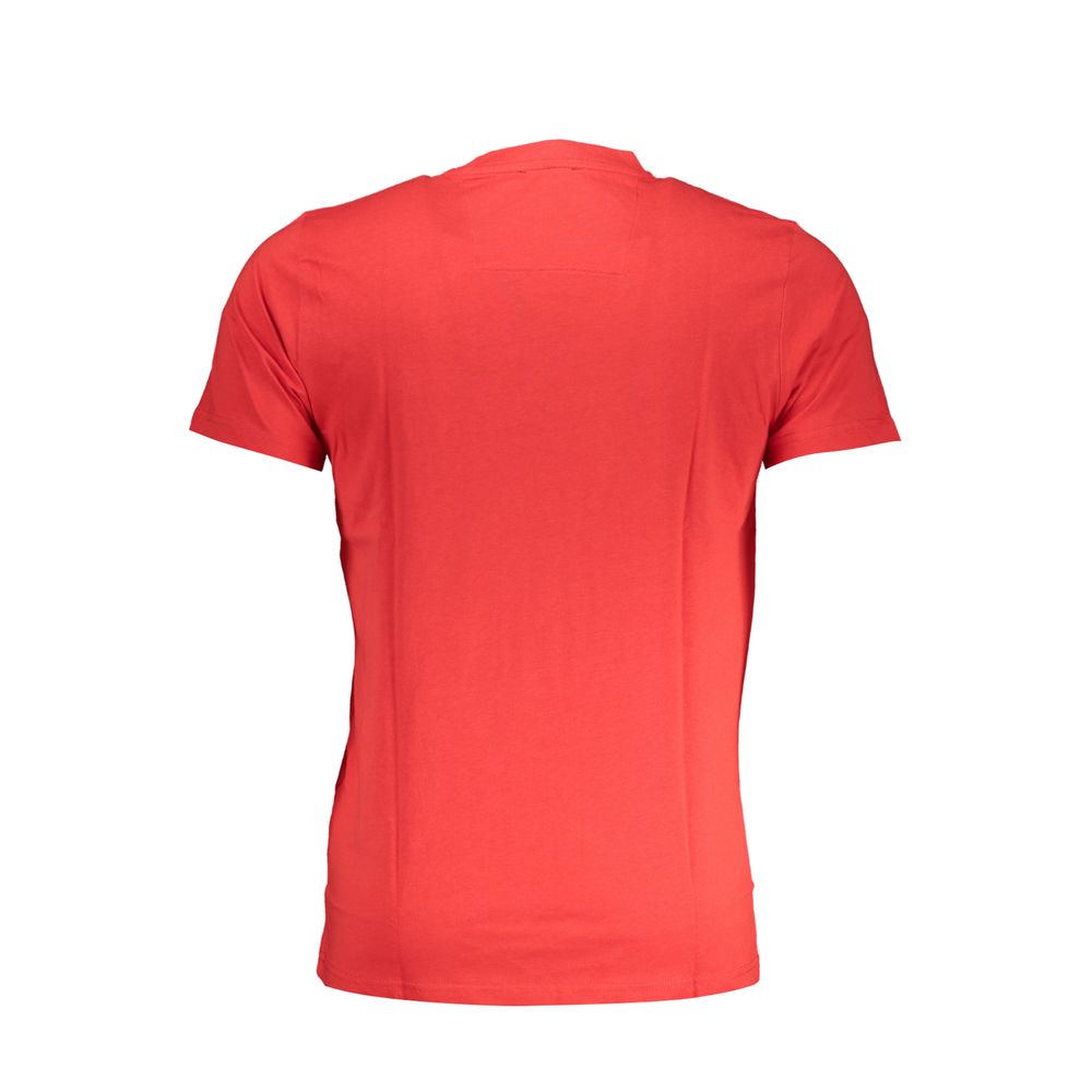 Red Cotton T-Shirt - GlamHub Luxury and Icon Brand Clothing