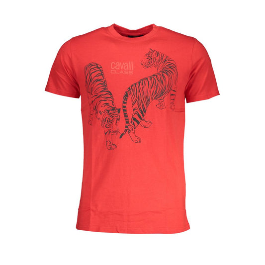 Red Cotton T-Shirt - GlamHub Luxury and Icon Brand Clothing