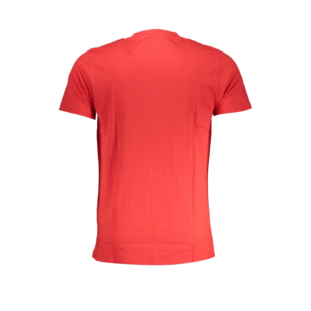 Red Cotton T-Shirt - GlamHub Luxury and Icon Brand Clothing