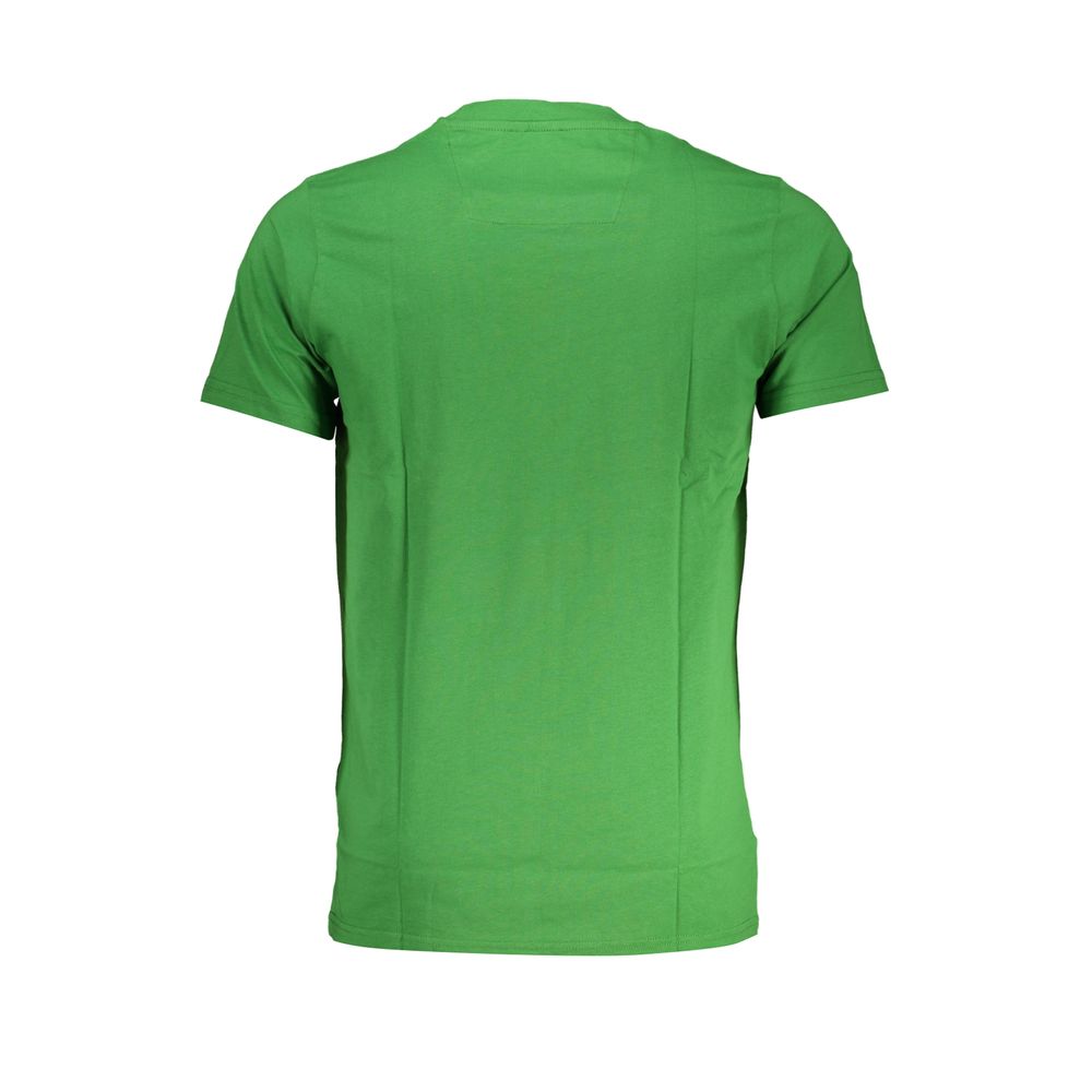 Green Cotton T-Shirt - GlamHub Luxury and Icon Brand Clothing