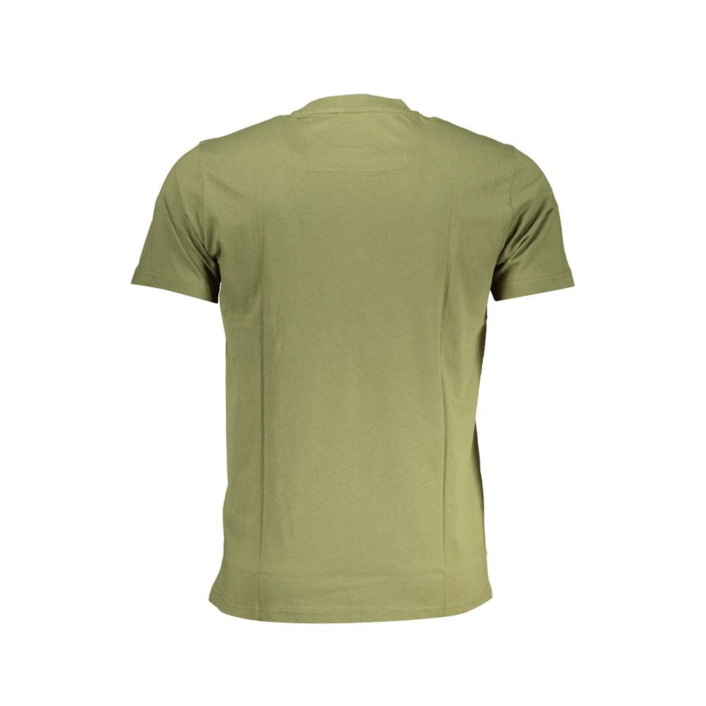 Green Cotton T-Shirt - GlamHub Luxury and Icon Brand Clothing