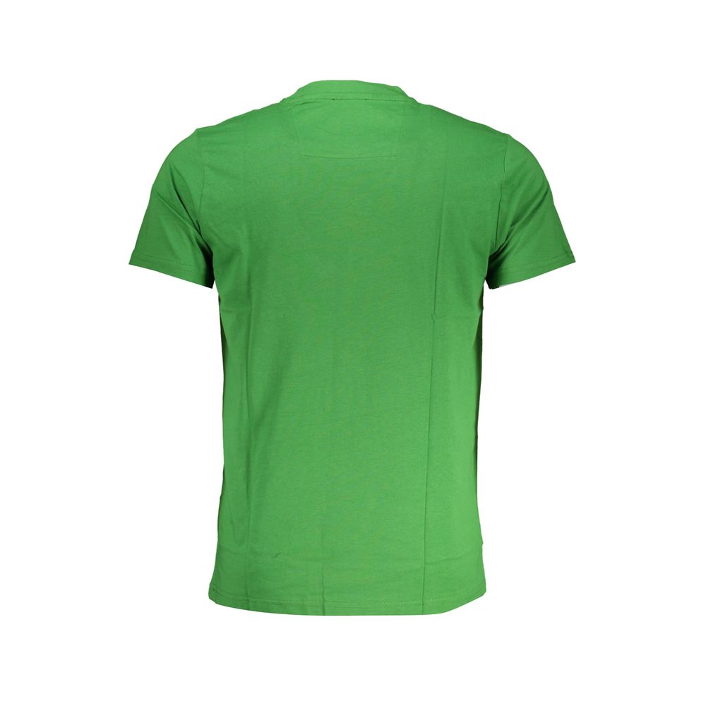 Green Cotton T-Shirt - GlamHub Luxury and Icon Brand Clothing