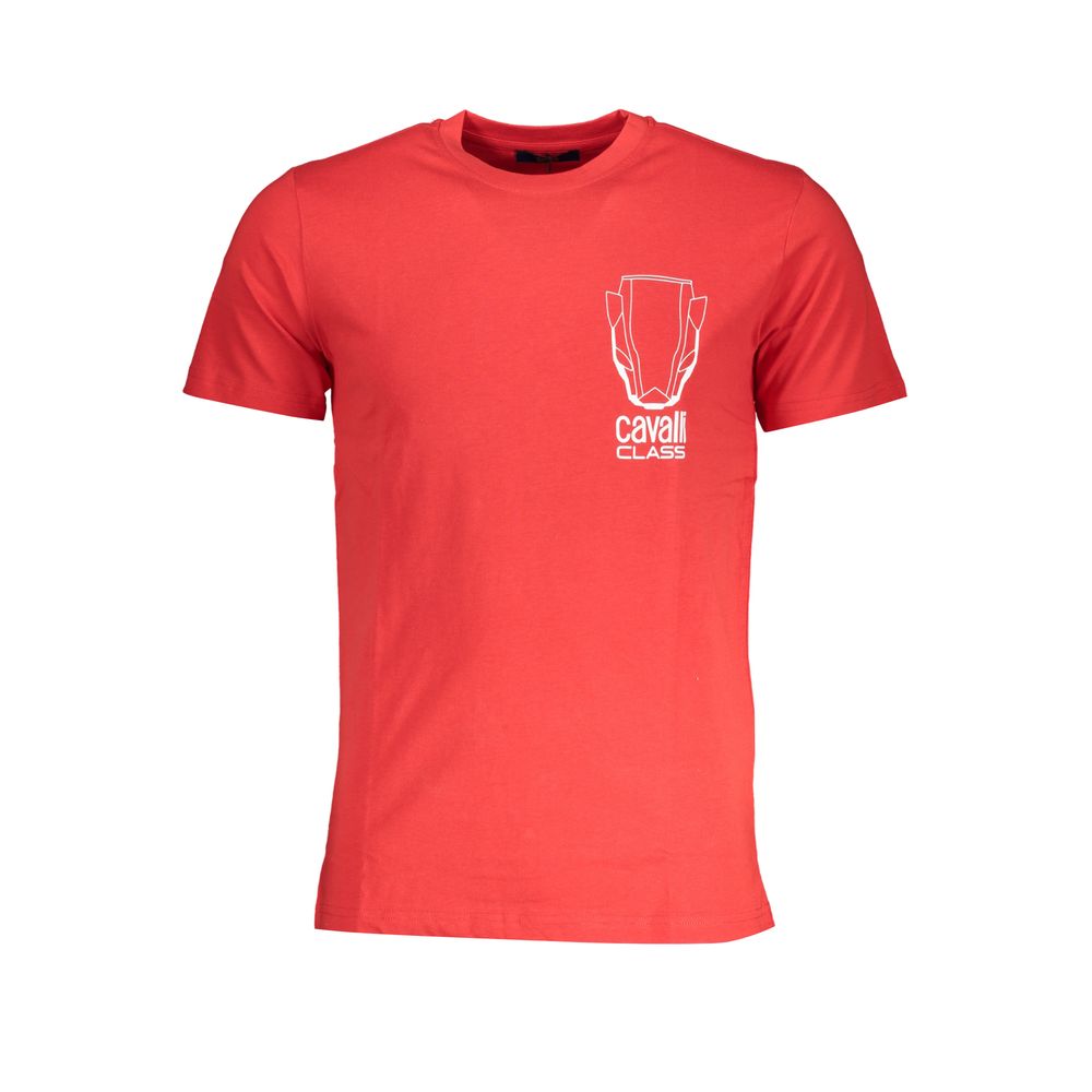 Red Cotton T-Shirt - GlamHub Luxury and Icon Brand Clothing