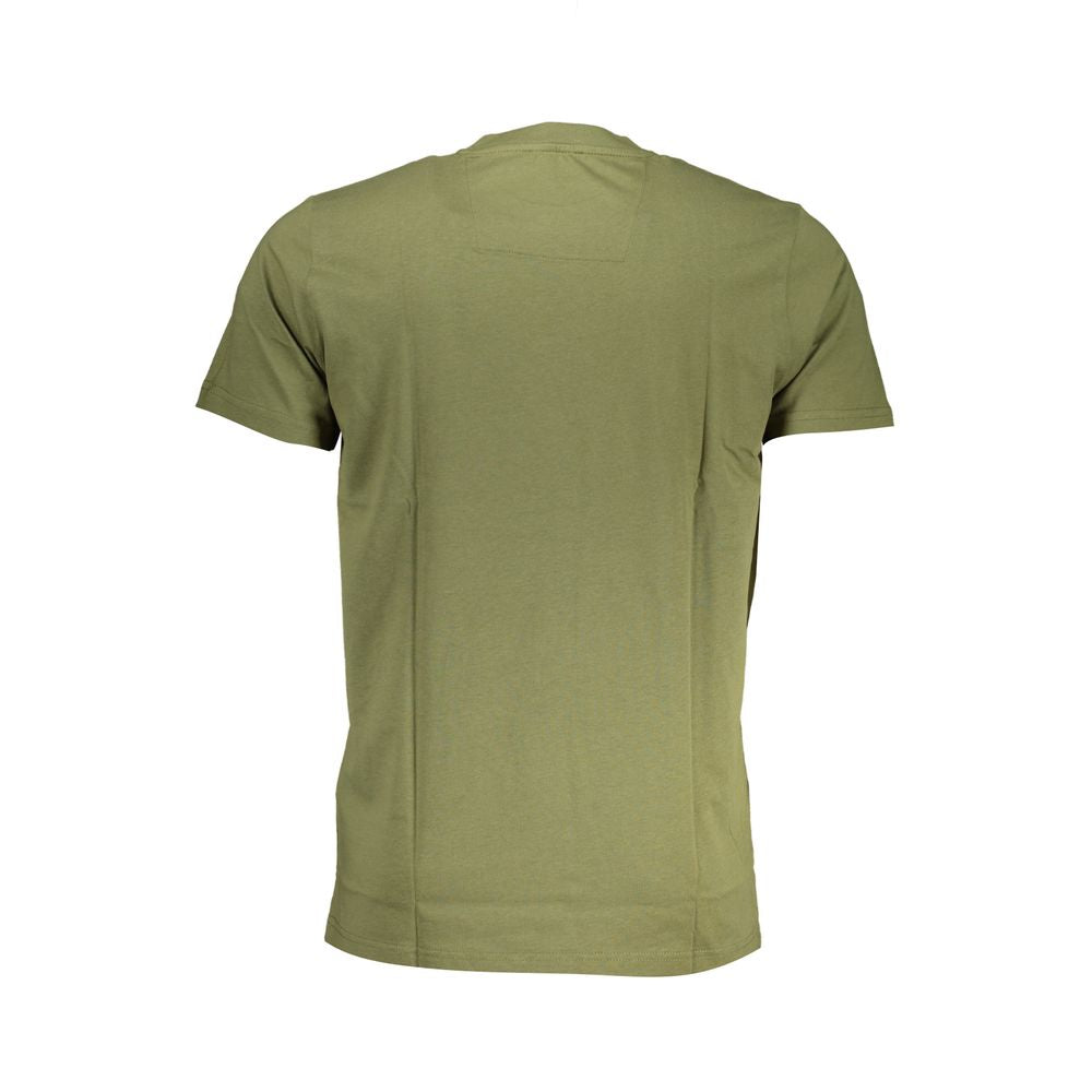 Green Cotton T-Shirt - GlamHub Luxury and Icon Brand Clothing