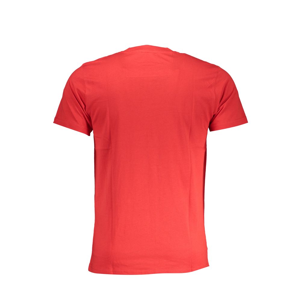 Red Cotton T-Shirt - GlamHub Luxury and Icon Brand Clothing