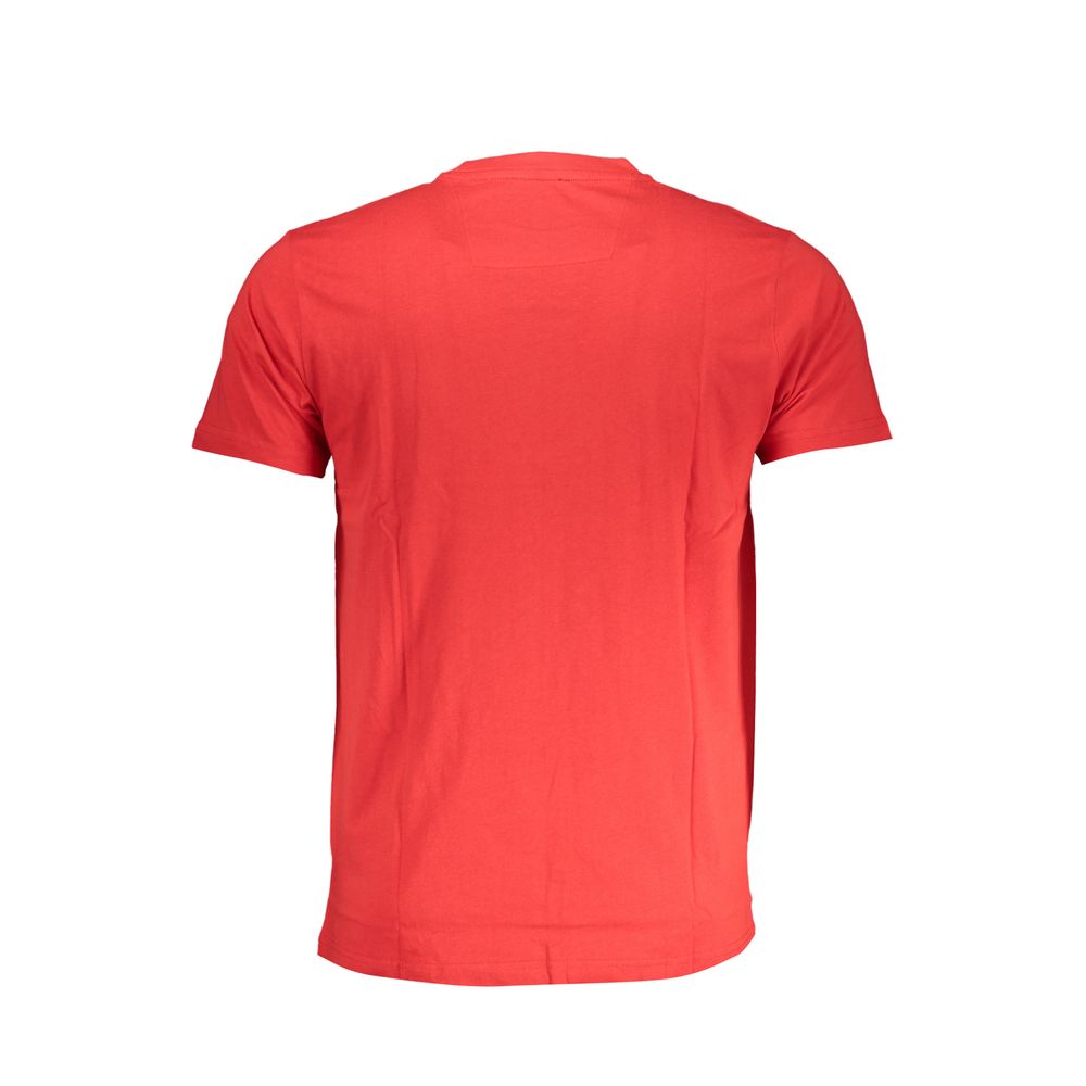 Red Cotton T-Shirt - GlamHub Luxury and Icon Brand Clothing