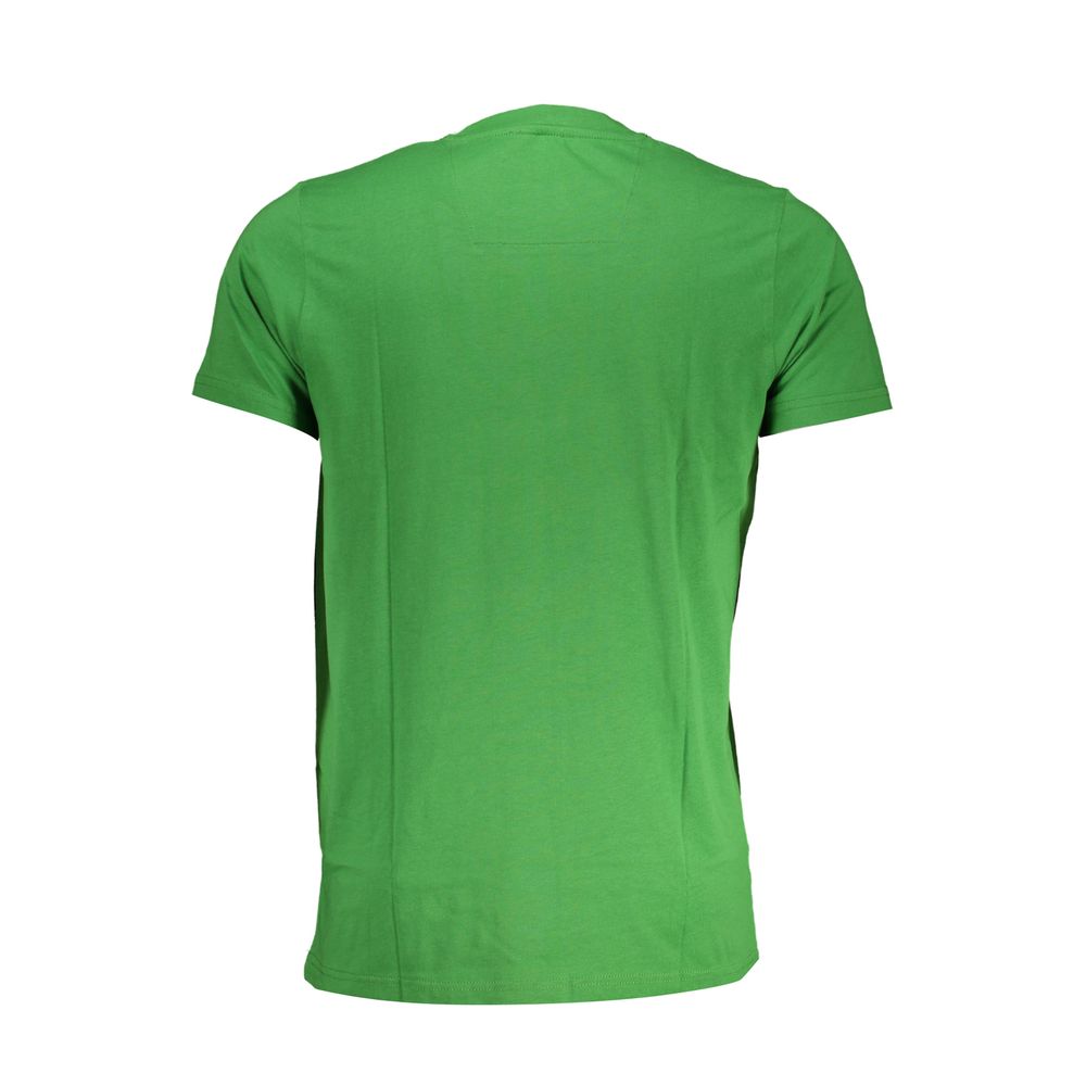 Green Cotton T-Shirt - GlamHub Luxury and Icon Brand Clothing