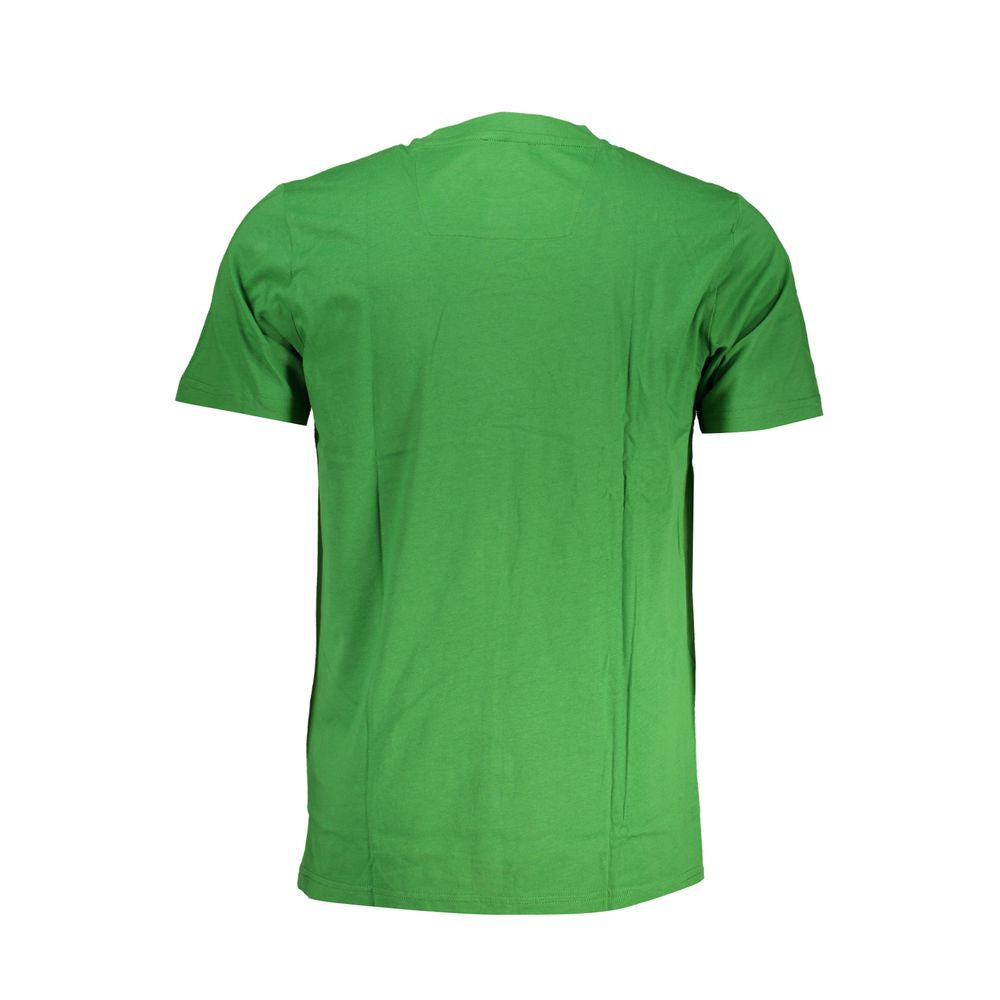 Green Cotton T-Shirt - GlamHub Luxury and Icon Brand Clothing