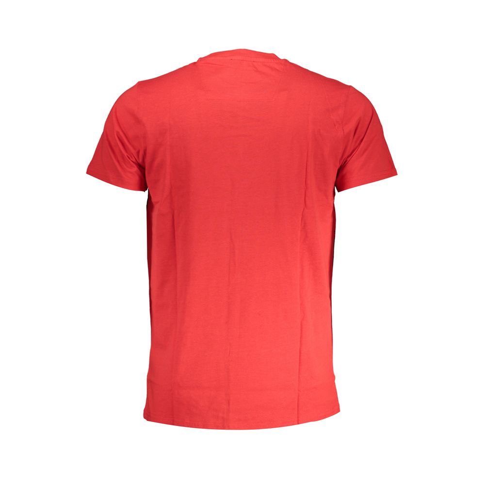 Red Cotton T-Shirt - GlamHub Luxury and Icon Brand Clothing