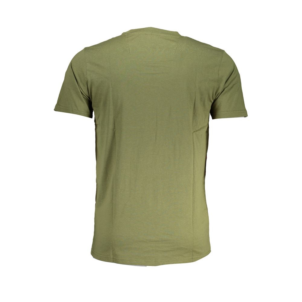 Green Cotton T-Shirt - GlamHub Luxury and Icon Brand Clothing