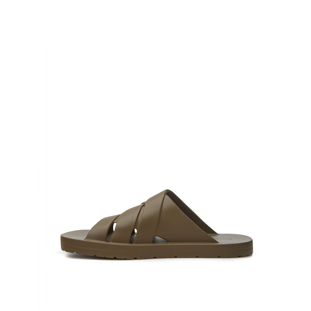 Brown Cotton Sandal - GLAMHUB BOUTIQUE 