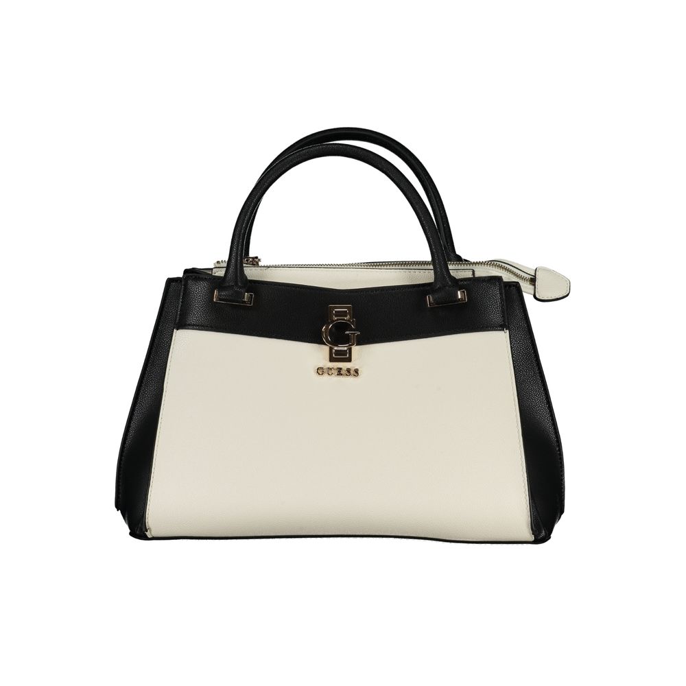 White Polyethylene Handbag - GLAMHUB BOUTIQUE 