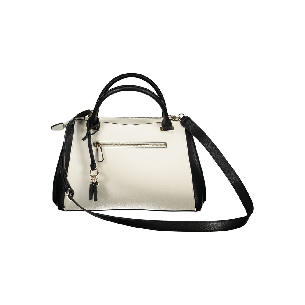 White Polyethylene Handbag - GLAMHUB BOUTIQUE 