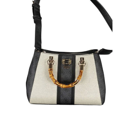 Gray Cotton Handbag - GLAMHUB BOUTIQUE 