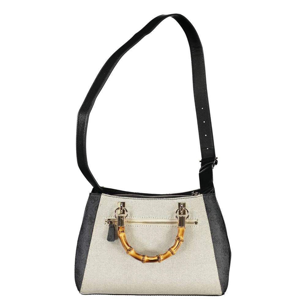 Gray Cotton Handbag - GLAMHUB BOUTIQUE 