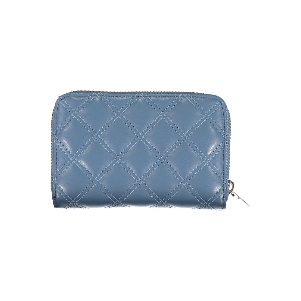 Blue Polyethylene Wallet - GLAMHUB BOUTIQUE 