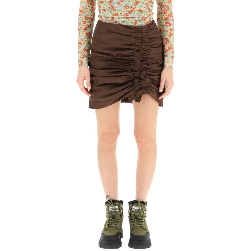 Brown  Skirt - GlamHub Luxury and Icon Brand Clothing