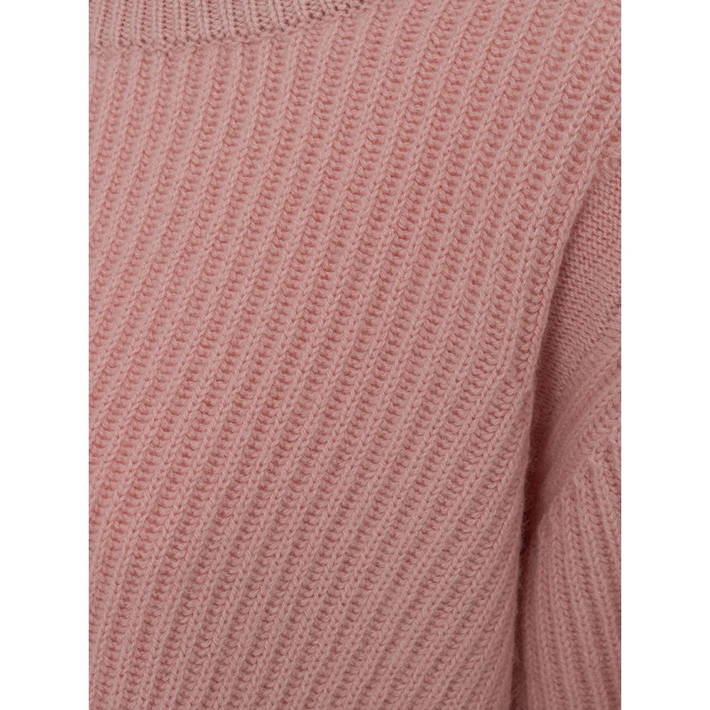 Elegant Cashmere Pink Top - Indulge in Soft Luxury - GlamHub Luxury and Icon Brand Clothing