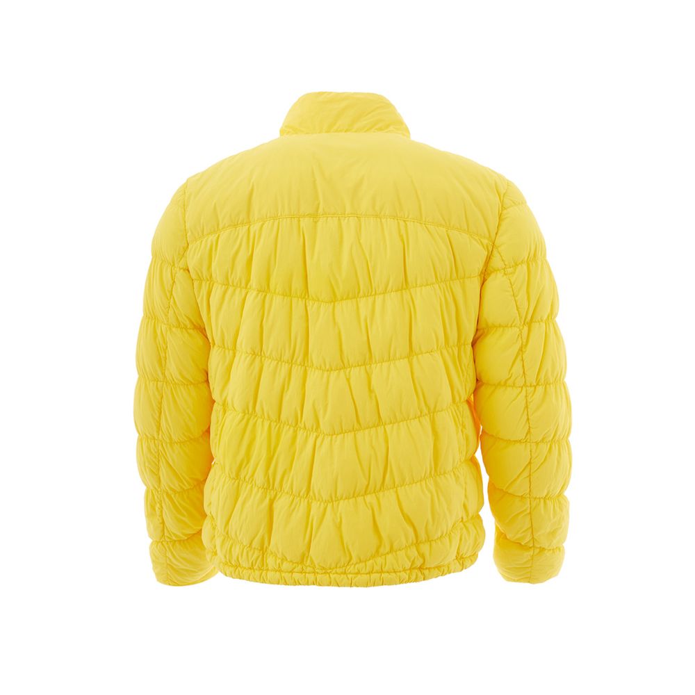 Mens Vibrant Yellow Outdoor Jacket - GlamHub Luxury and Icon Brand Clothing