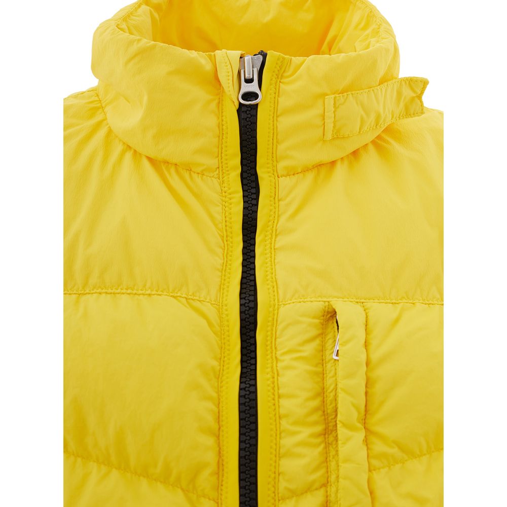 Mens Vibrant Yellow Outdoor Jacket - GlamHub Luxury and Icon Brand Clothing