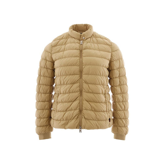 Beige Polyamide Designer Jacket - GlamHub Luxury and Icon Brand Clothing