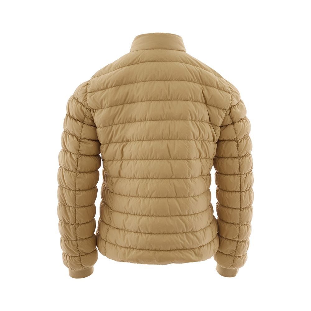 Beige Polyamide Designer Jacket - GlamHub Luxury and Icon Brand Clothing