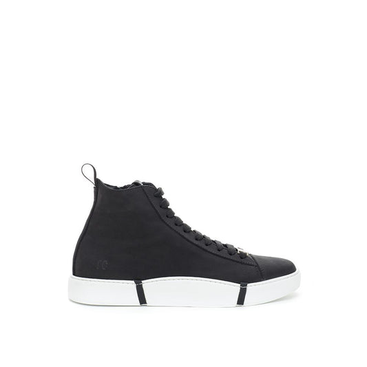 Elegant Suede Sneakers in Chic Black - GLAMHUB BOUTIQUE 