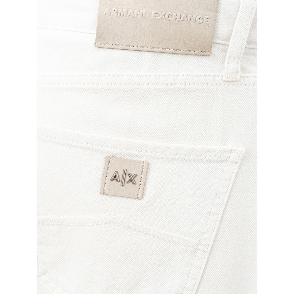 Elegant White Cotton Trousers - GLAMHUB BOUTIQUE 