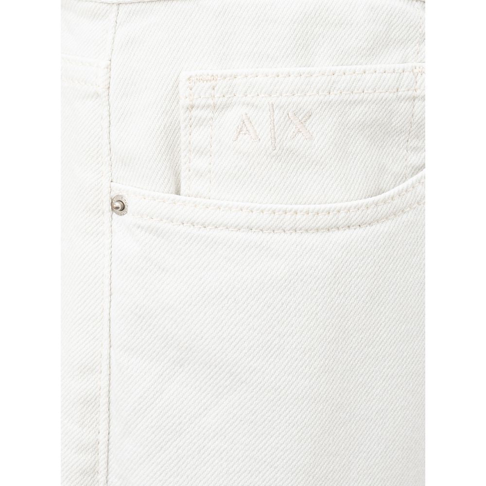 Elegant White Cotton Trousers - GLAMHUB BOUTIQUE 