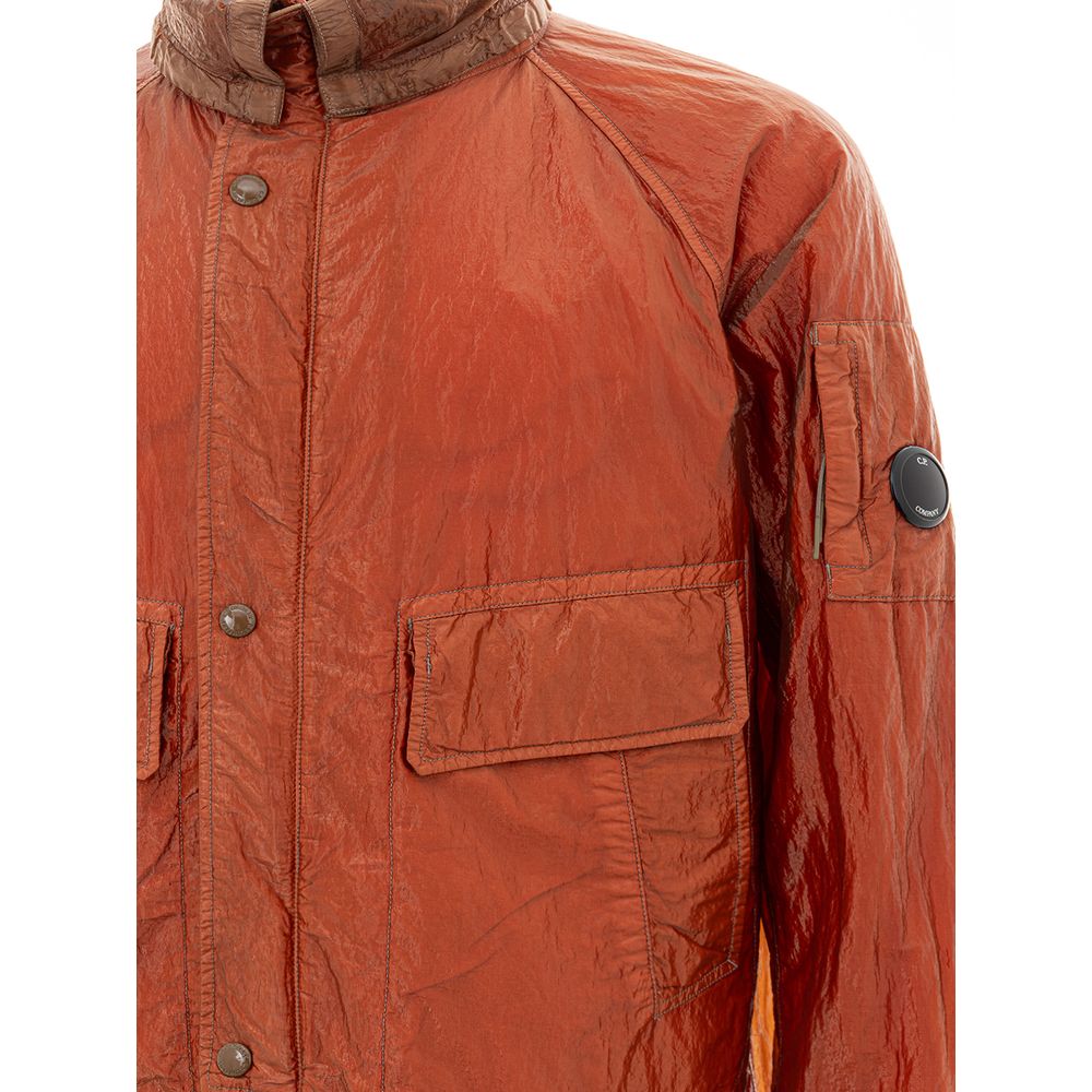 Orange Polyamide High-Performance Jacket - GlamHub Luxury and Icon Brand Clothing