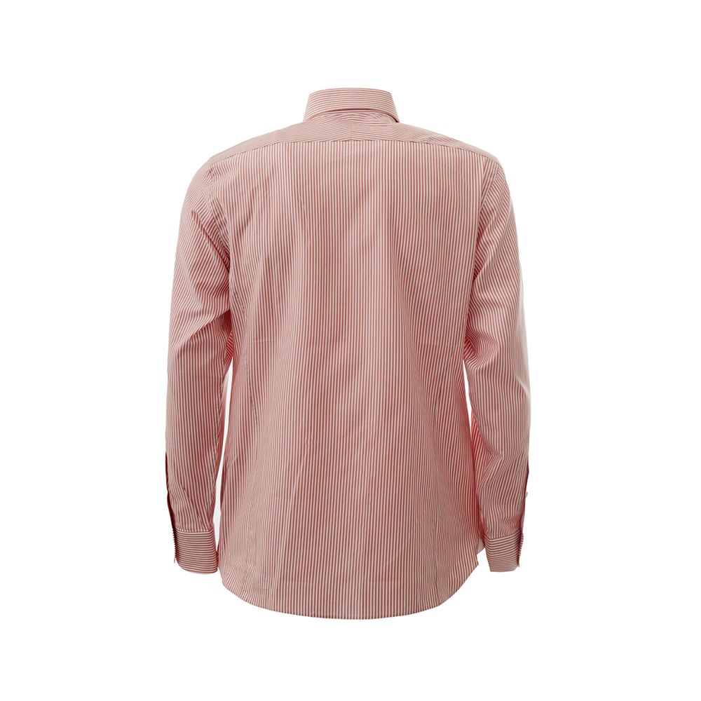 Elegant Pink Cotton Shirt for Men - GLAMHUB BOUTIQUE 