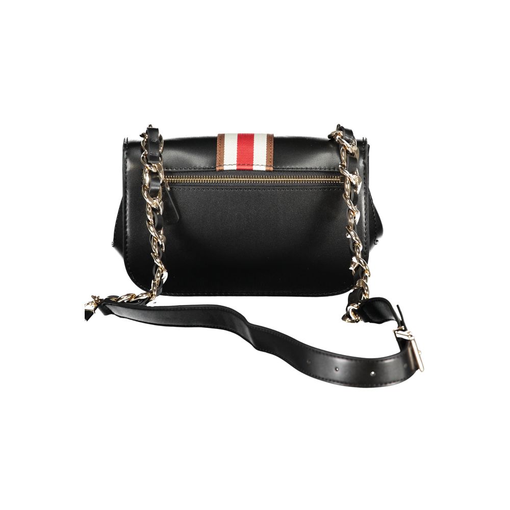 Black Polyethylene Handbag - GLAMHUB BOUTIQUE 