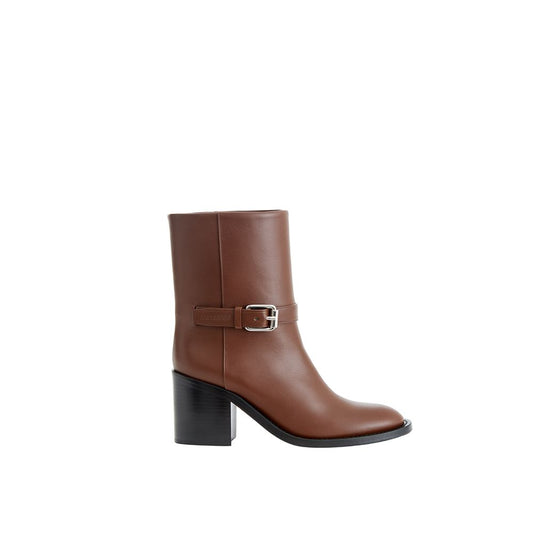 Brown Leather Boot - GLAMHUB BOUTIQUE 