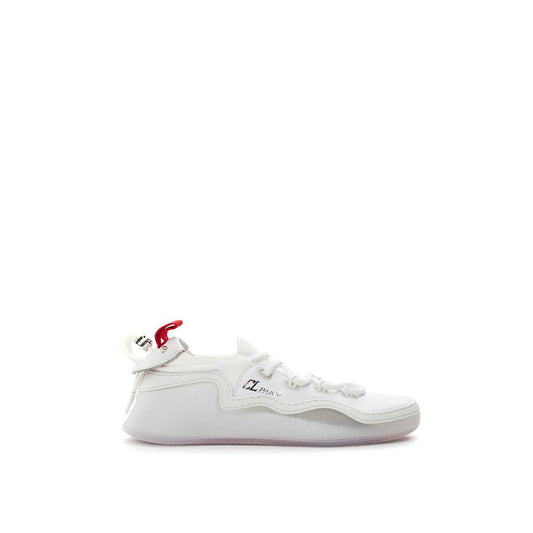 White Leather Sneaker - GlamHub Luxury and Icon Brand Clothing