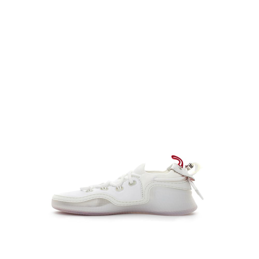 White Leather Sneaker - GlamHub Luxury and Icon Brand Clothing