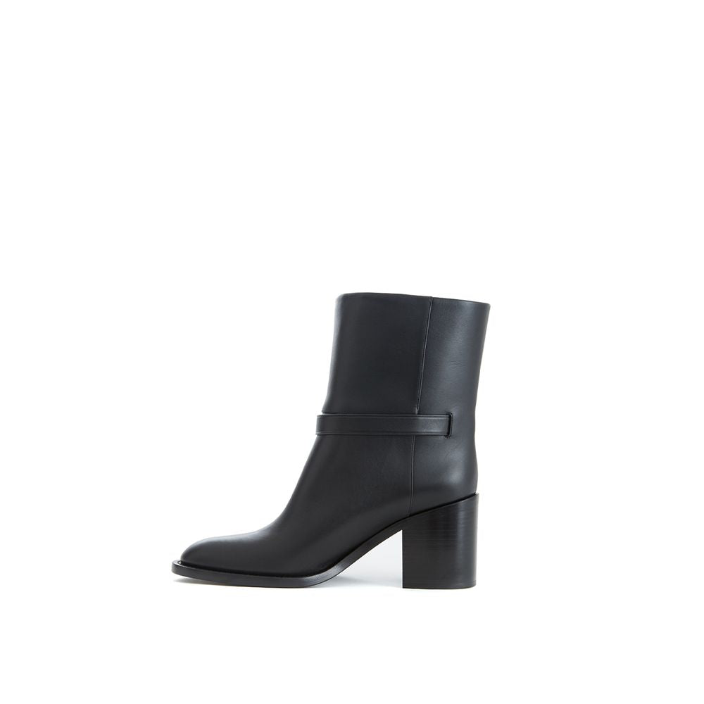 Black Leather Boot - GLAMHUB BOUTIQUE 