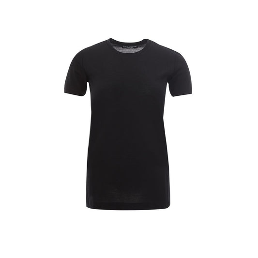 Black Cotton Tops & T-Shirt