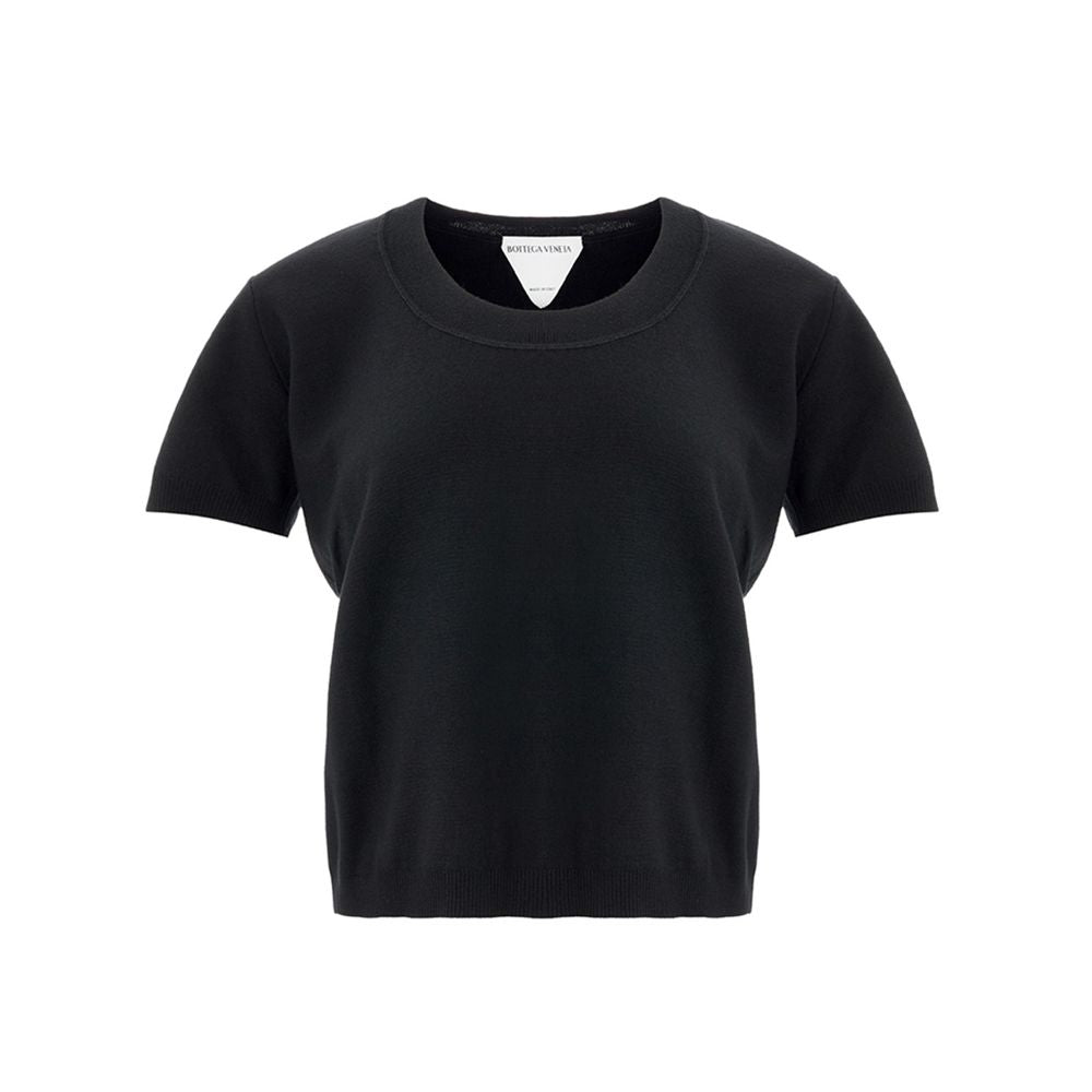 Black Cashmere Tops & T-Shirt - GLAMHUB BOUTIQUE 