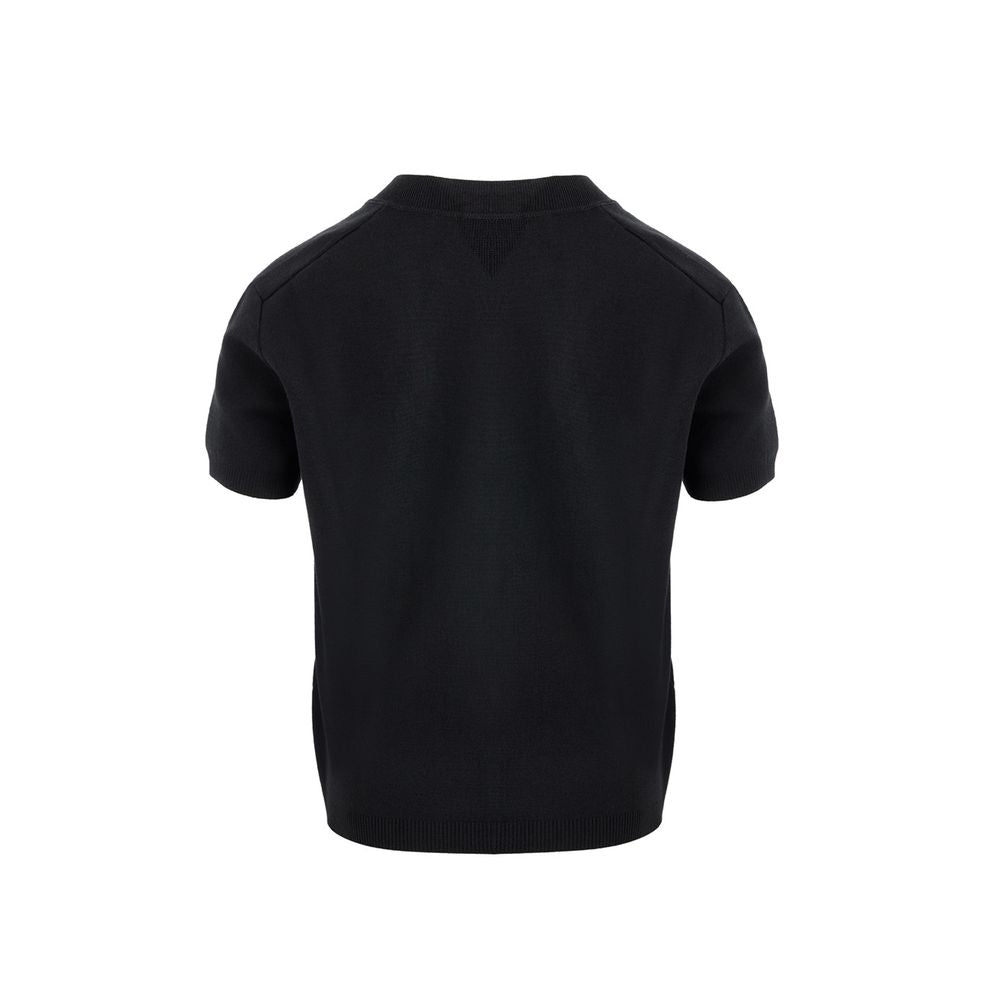 Black Cashmere Tops & T-Shirt - GLAMHUB BOUTIQUE 