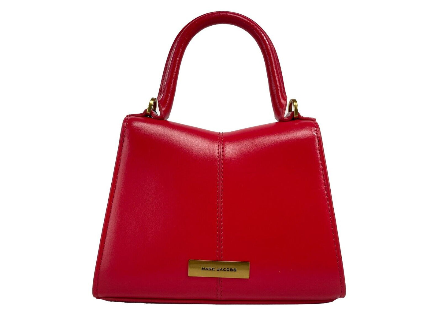 The St Marc Mini Top Handle Satchel Crossbody Bag Red - GLAMHUB BOUTIQUE 