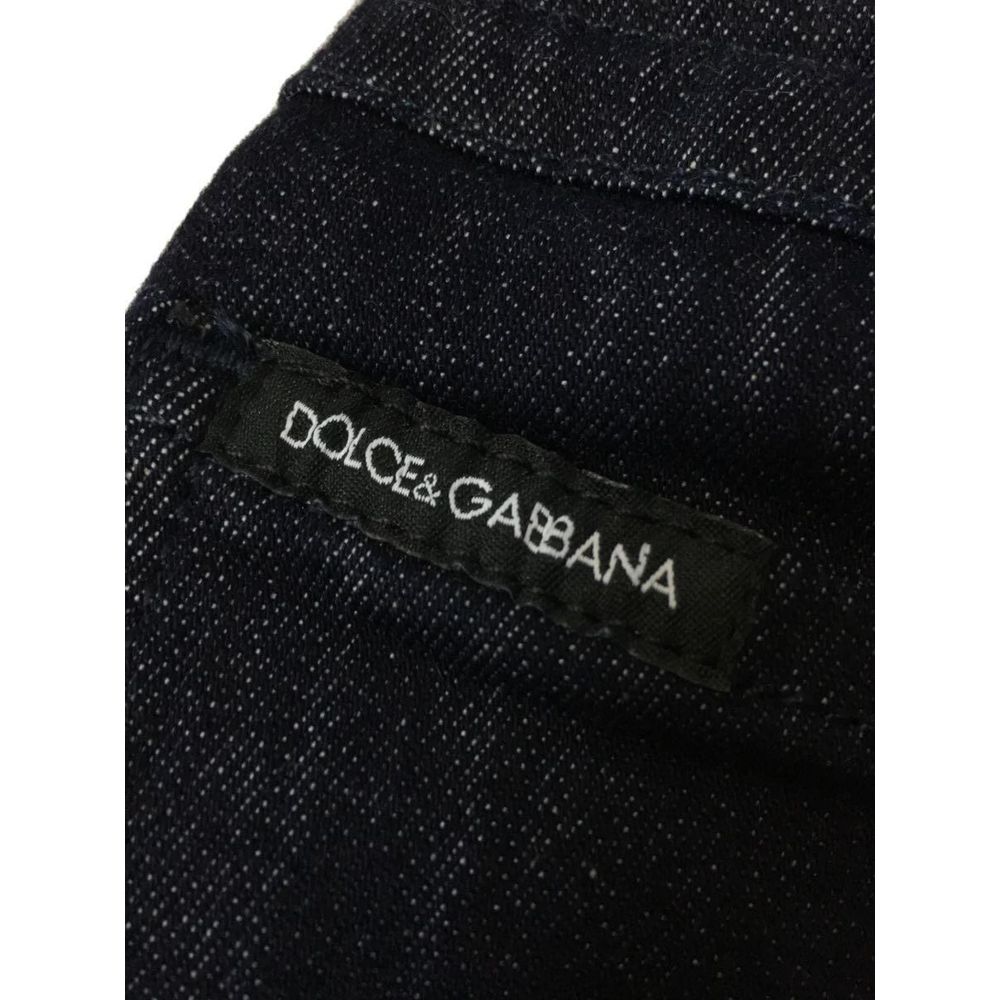 Dolce & Gabbana Blue Cotton Jeans & Pant