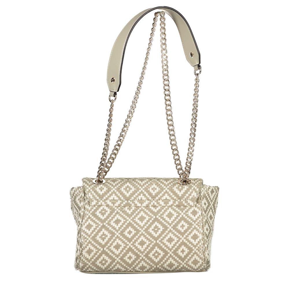 Gray Polyethylene Handbag - GLAMHUB BOUTIQUE 