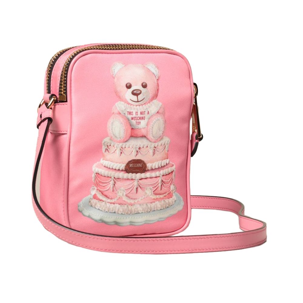 Pink Nylon Crossbody Bag - GLAMHUB BOUTIQUE 