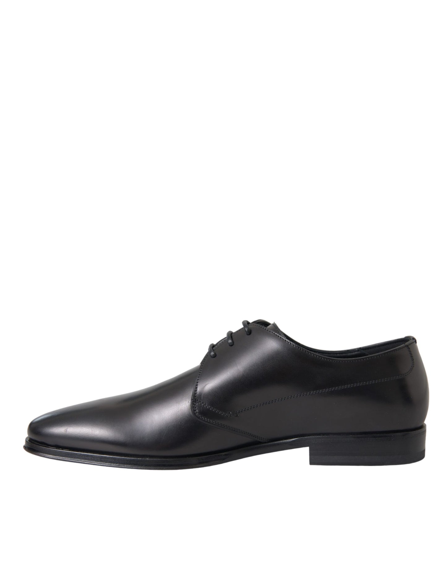 Schwarze Derby-Schuhe aus Leder für formelle Anlässe